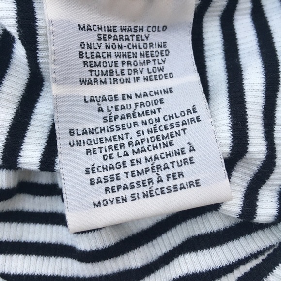 Denim & Supply Ralph Lauren Dress Navy Wht Striped - Picture 5 of 6